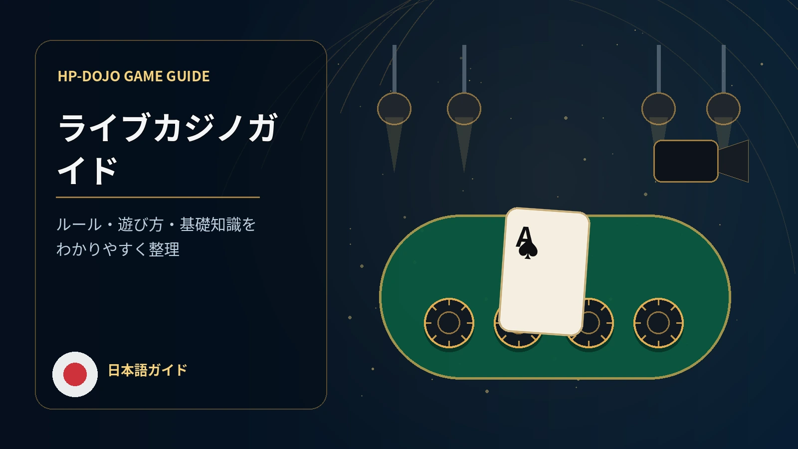 ライブカジノ完全ガイドのHP-DOJOオリジナルガイド画像